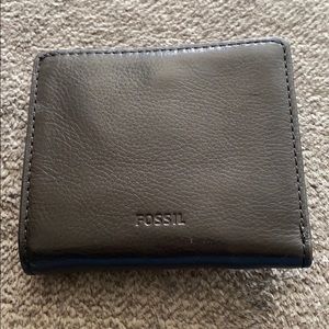 Black Fossil Wallet